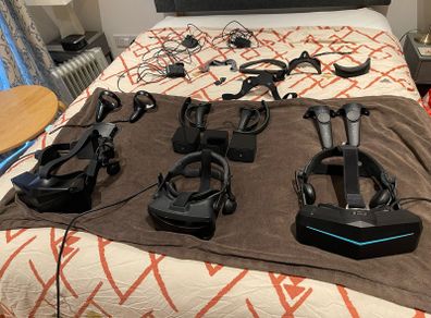 VR Headset lot: Valve Index, Pimax Crystal, Pimax 5k+