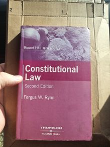 Constitutional Law. 2nd edition. Fergus Ryan.