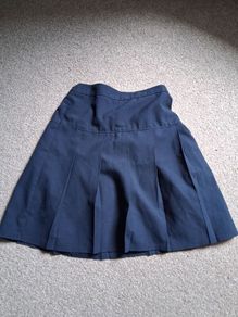 navy school skirt