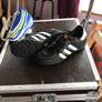 Size 7 Astro pitch football boots w/ shin guards Image 3