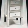 Pair of mirrored lockers 3 drawers Image 2