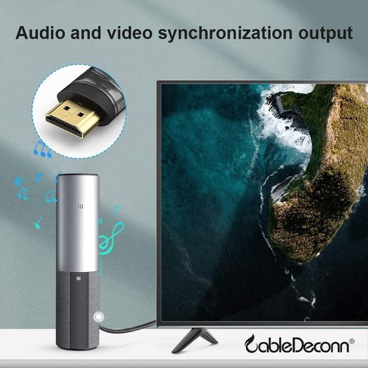 CableDeconn 5M Premium HDMI 2.1 UHD/3D 8K (7680x4320@60Hz) 48Gbps (Nylon Braided/Gold Plated) Cable (Brand New/Warranty)