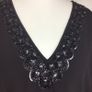 Monsoon Ladies Black Tunic Dress with Sequin Detail size 18 includes post Image 4