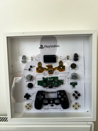Gamepad Teardown Frame Art Handmade (Amateur)