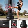 Punching Bag for Adults 180CM, Free Standing Inflatable Boxing Bag with Boxing Gloves and Air Pump, Women Men Stand Kickboxing Bags for Training MMA Muay Fitness Thai Home Gym Beginners Image 3