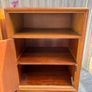 Pair of Midcentury retro vintage Oak Bedsides by Meredew c.1960s Image 8