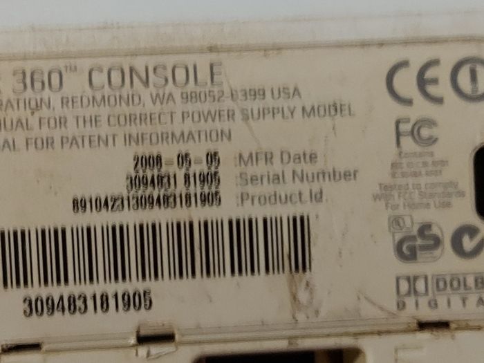 XBOX 360, with Power Charger, 2 Controlllers with Charger, wifi ariel, Communication cable, all in excellent cosmetic condition, not tested