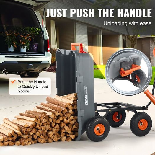 Garden Dump Cart 800 lb Capacity