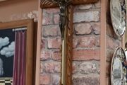 Large Carved Wooden Crucifix Wall Cross