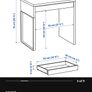 desk Ikea Micke and small chair Image 2