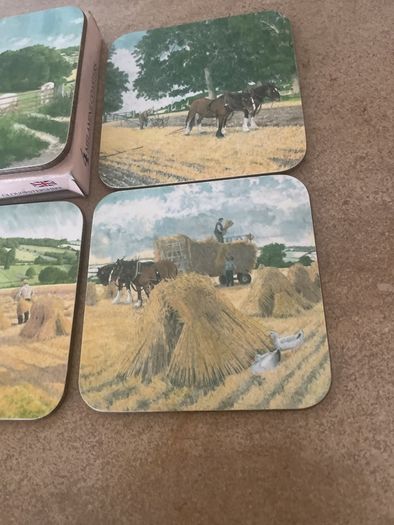 Vintage Kelsey coasters x 4