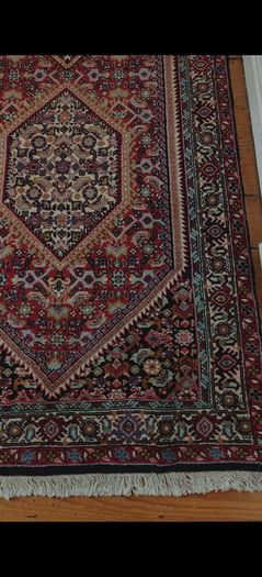 Stunning Persian Bidjar Rug and Runner Hand Knotted Rug Carpet
