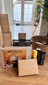 BRAND NEW Nespresso Vertuo Next Bundle and Aeroccino 3 and Accessories
