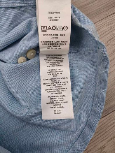 Polo Ralph Lauren Embroidered Short Sleeve Shirt Mens Small