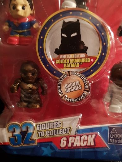 DC Comics Ooshies Series 1 XL 6pack