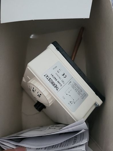 Unvented cylinder dual thermostat