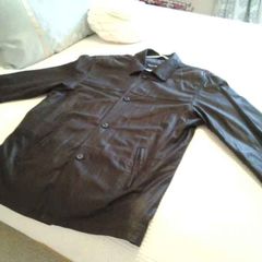 Pino & Pelle Men's Real Leather Jacket - Size 56