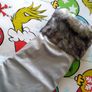 Luxury Faux Fur Christmas Stocking Image 5