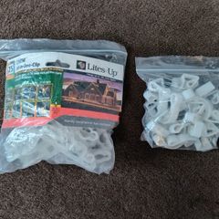 44 Christmas Light Gutter Clips /  Hooks