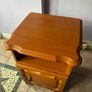 Vintage Bedside Locker Cabinet Teak Effect Image 4