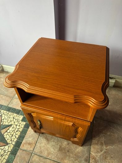 Vintage Bedside Locker Cabinet Teak Effect