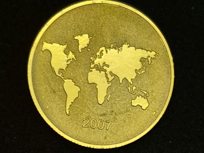 New seven wonders of the world, full set. Commerative coins.