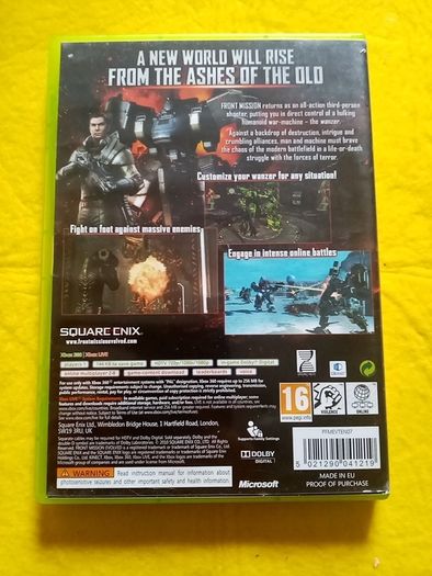 Front Mission evolved Xbox 360 games Original