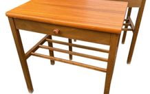 midcentury Scandinavian bedside cabinets