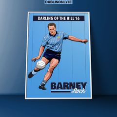Barney Rock Dublin GAA Art Prints (A4 Size)