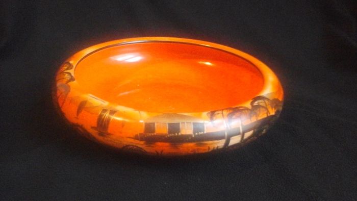 Large decorative vintage bowl