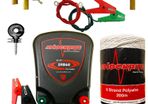 ShockRite SRB60 0.6J Battery Electric Fence Energiser Starter Kit/Bundle