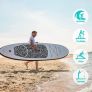 Inflatable 10x30x6 inch Ultra Light 16.7lbs SUP for All Skill Levels Everything Included with Stand Up Paddle Board Adj Paddle Pump ISUP Travel Backpack Leash Waterproof Bag (FREE POSTAGE) Image 3