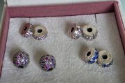 Pandora various charms clips set of two very good condition 25e pairs