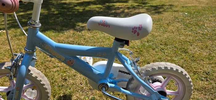 12 Inch Puppy Bike Pastel Blue