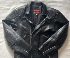 Men's Leather Biker Jacket
