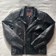 Men's Leather Biker Jacket