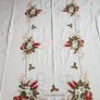 Hand Embroidered Linen Tablecloth and 12 Napkins Image 2