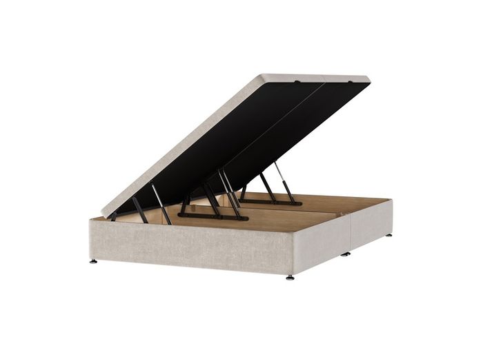 Double bed  - ottoman-style side-opening with storage