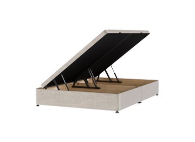 Double bed  - ottoman-style side-opening with storage