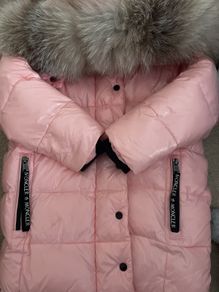Girls Pink Puffer Jacket