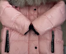 Girls Pink Puffer Jacket