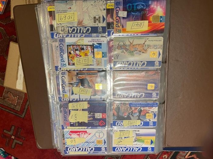 Call cards Irish all me doubles start at 1 euro each most are 2 euro each