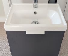 SONAS Stockholm 50cm Wall Hung Vanity Unit Anthracite