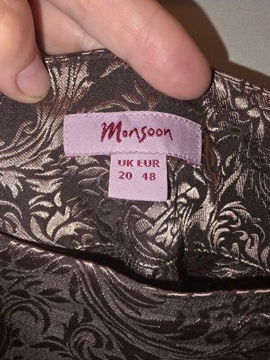 Monsoon Oriental style skirt size 22