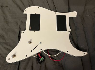EMG Fender Stratocaster Pickguard humbucker 89  85 HH active pickups electric guitar parts accessories