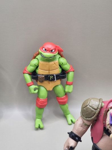 Collection of Playmates Teenage Mutant Ninja Turtles Mayem figures.