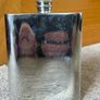Scottish Piper Pewter Flask with Celtic Design Image 4