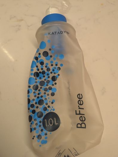 beFree Kataydn 1l water bottle with filter for hiking