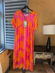 La Fee Maraboutee pink and orange dress