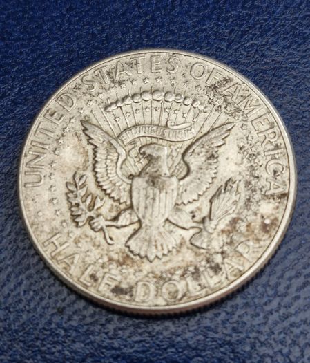 1964 United States "Kennedy Half Dollar" 90% Silver coin